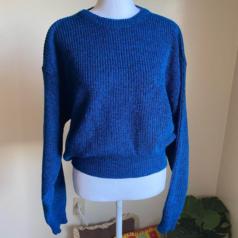 Vintage blue sweater - Picture 5 of 7